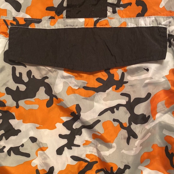 NWOT Special Delivery Orange/Black/Gray/White Pull Over Jacket…size M - Picture 4 of 7